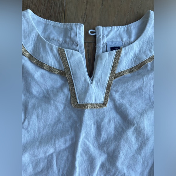 Adorable white gold Janie and Jack cover up - Picture 5 of 9